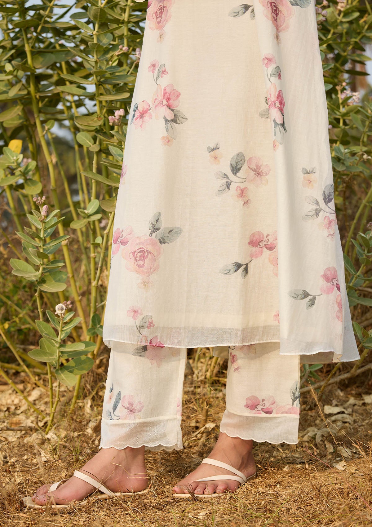 Ivory Floral Co-ord Set