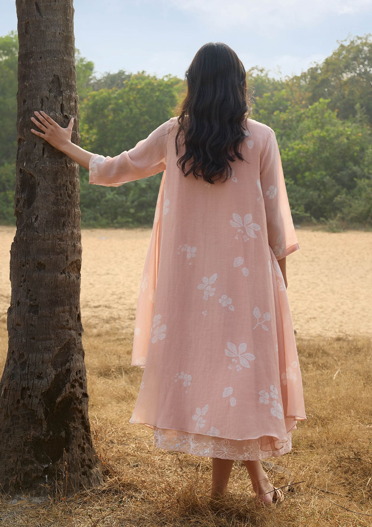Blossom Pintuck Jacket Dress