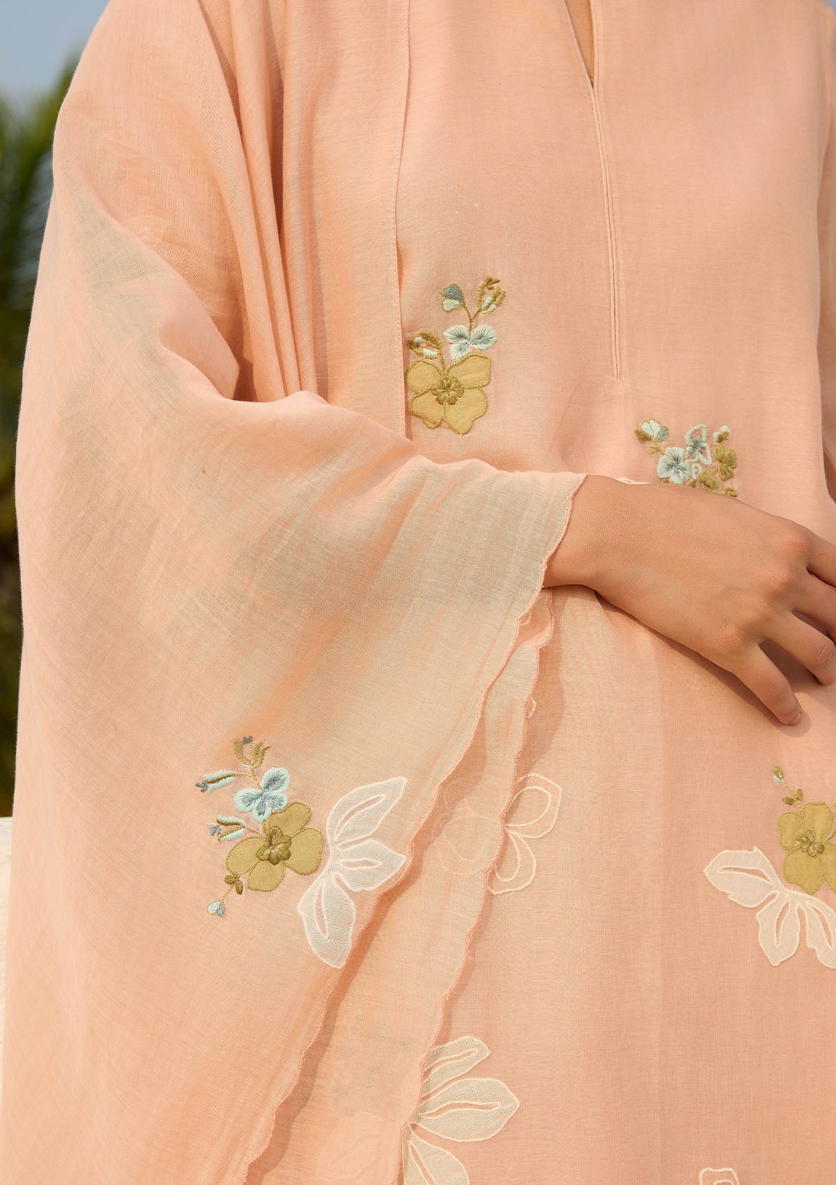Blossom Applique Kurta Set