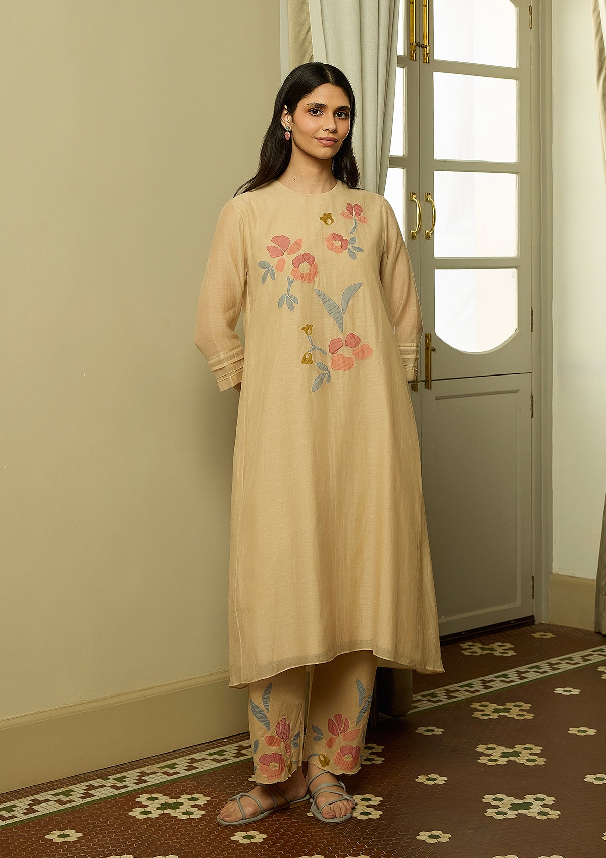 Sand Applique Co-ord Set