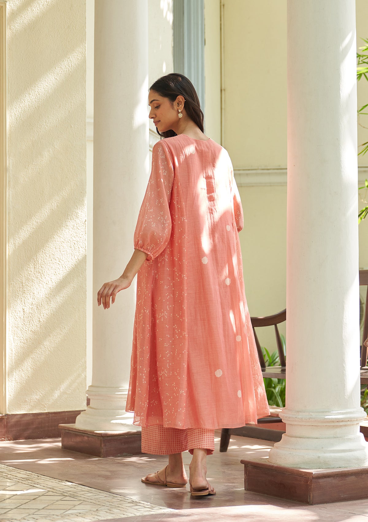 Hibiscus Pintuck Co-ord Set