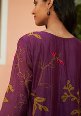 Amethyst Embroidered Jacket Dress