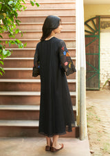 Coal Applique Dress