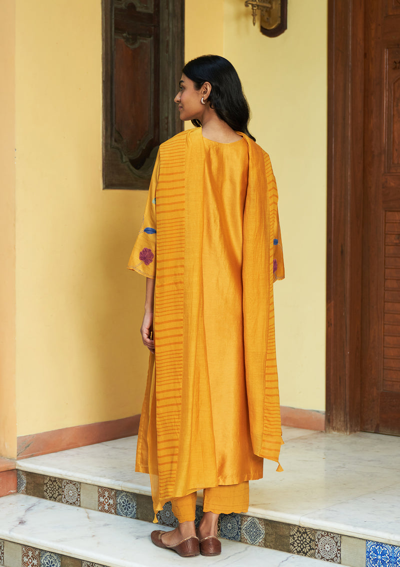 Amber Applique Kurta Set