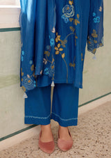 Sapphire Applique Kurta Set