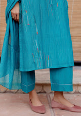 Aquamarine Embroidered Kurta Set