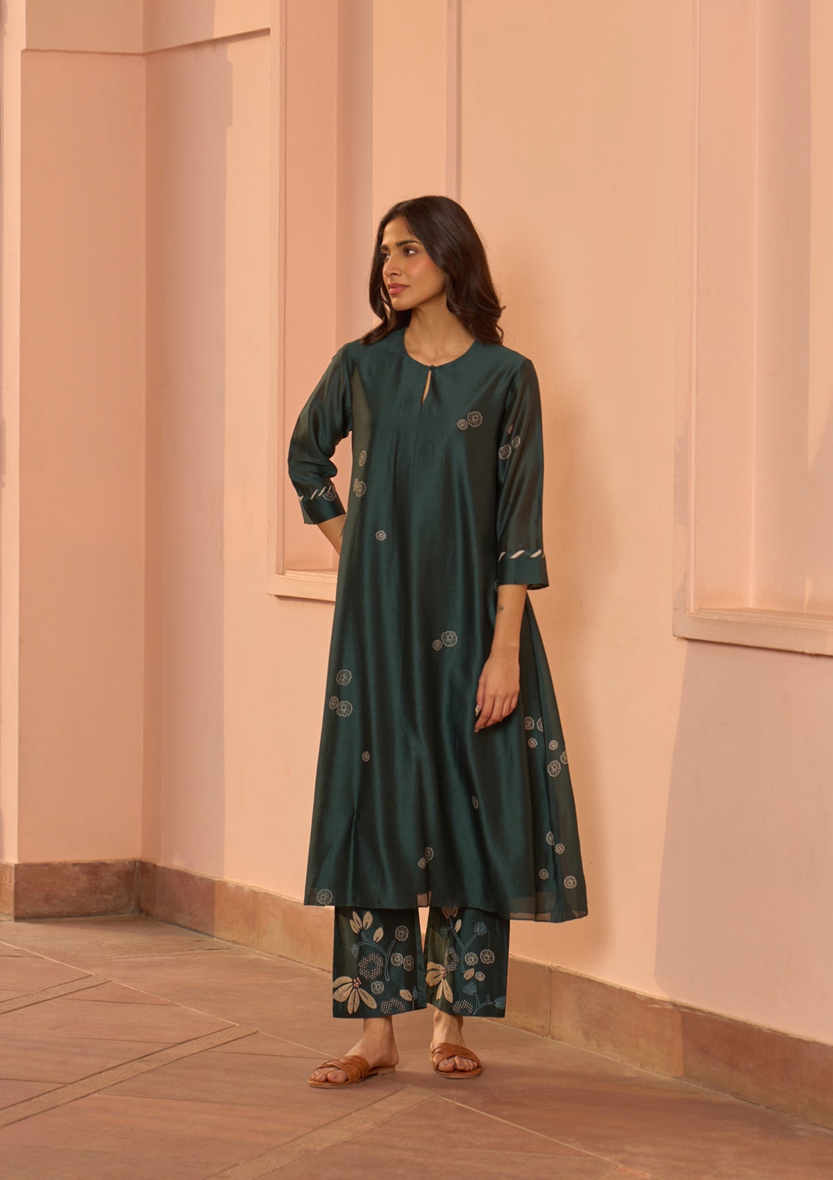 Jade Embroidered Co-ord Set