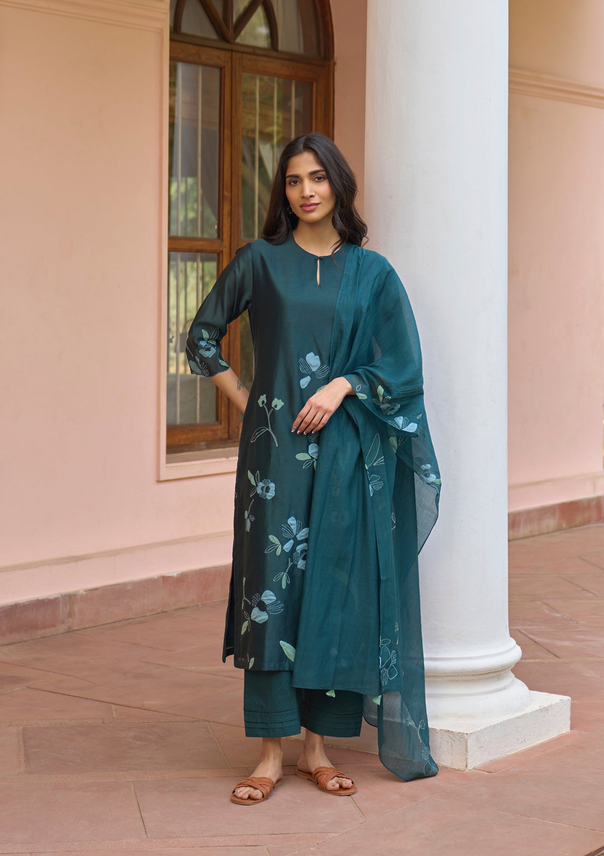 Jade Applique Kurta Set