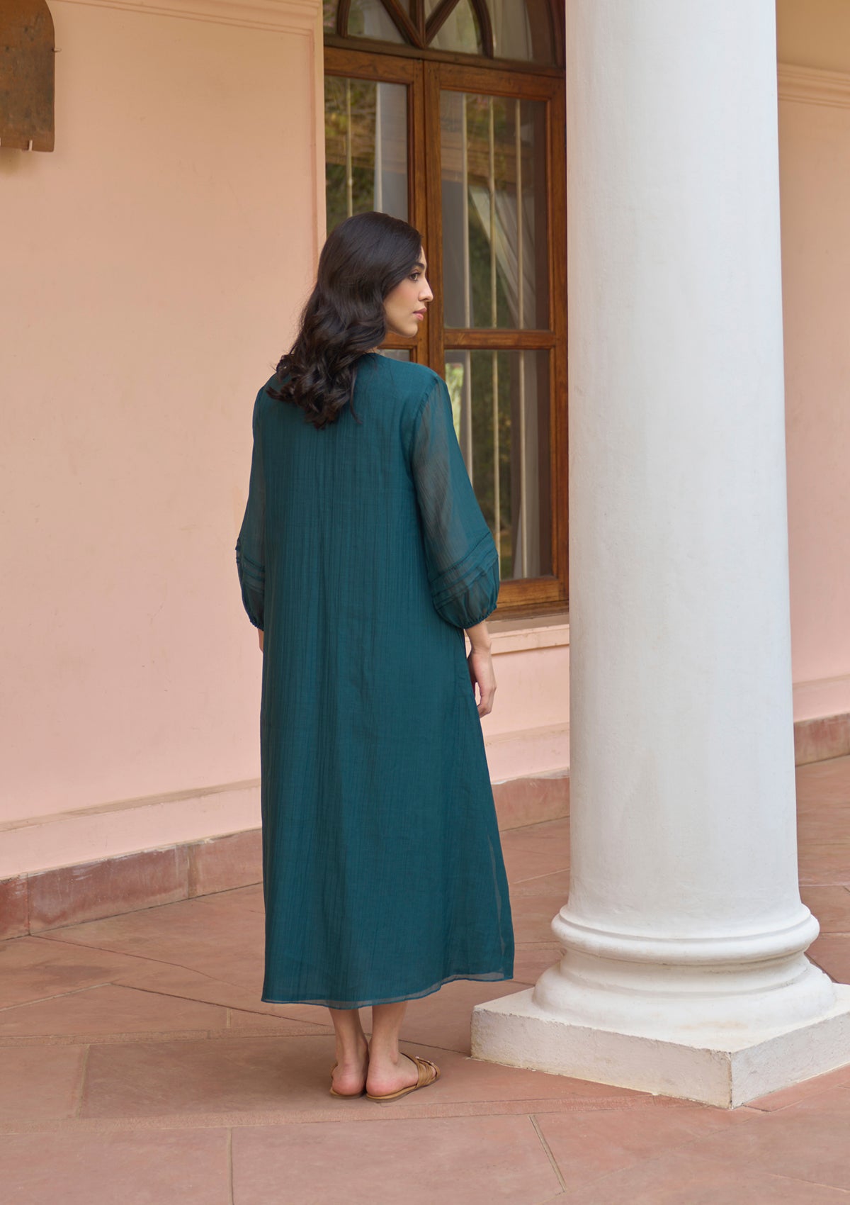 Jade Applique Dress