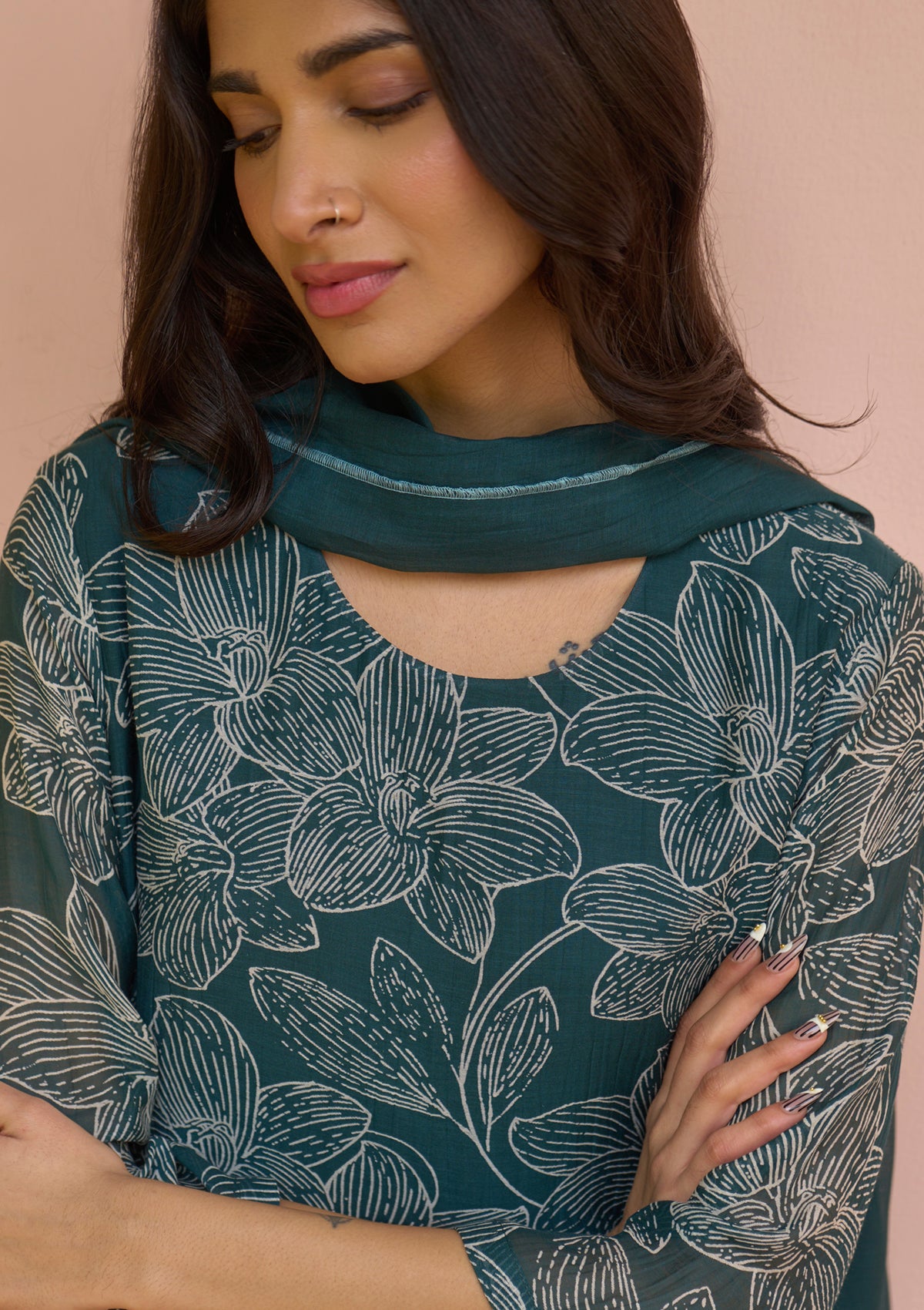 Jade Bloom Kurta Set