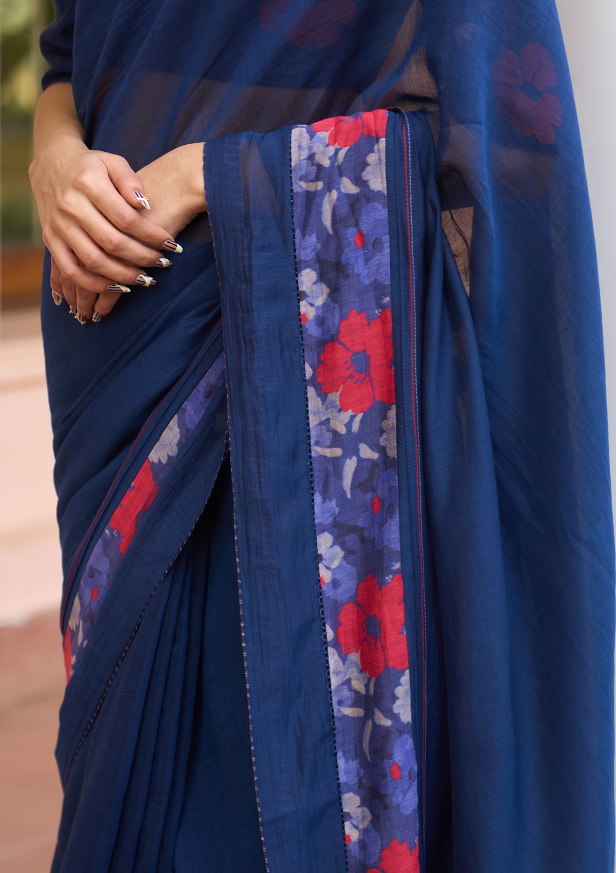 Sapphire Floral Saree