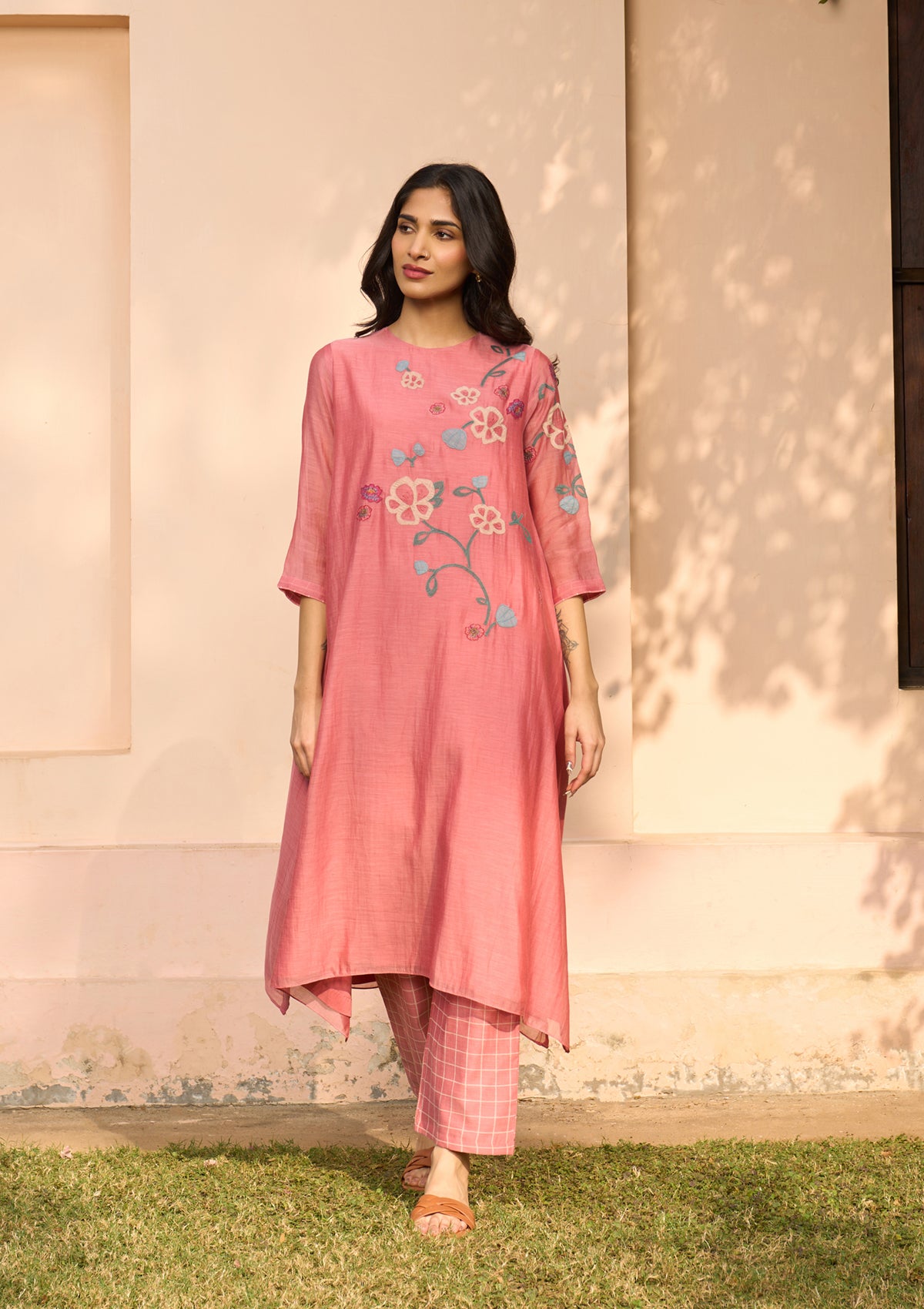 Hibiscus Applique Co-ord Set