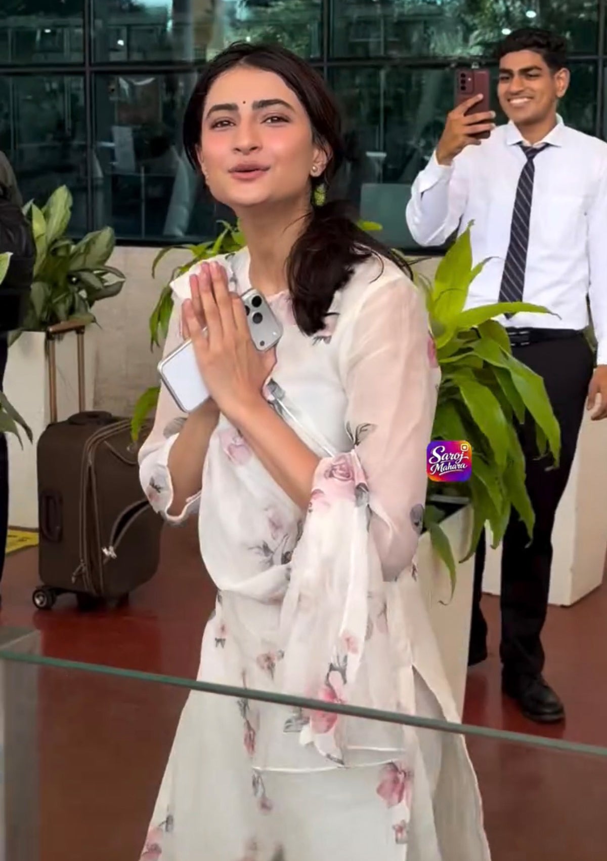 Ivory Floral Kurta Set