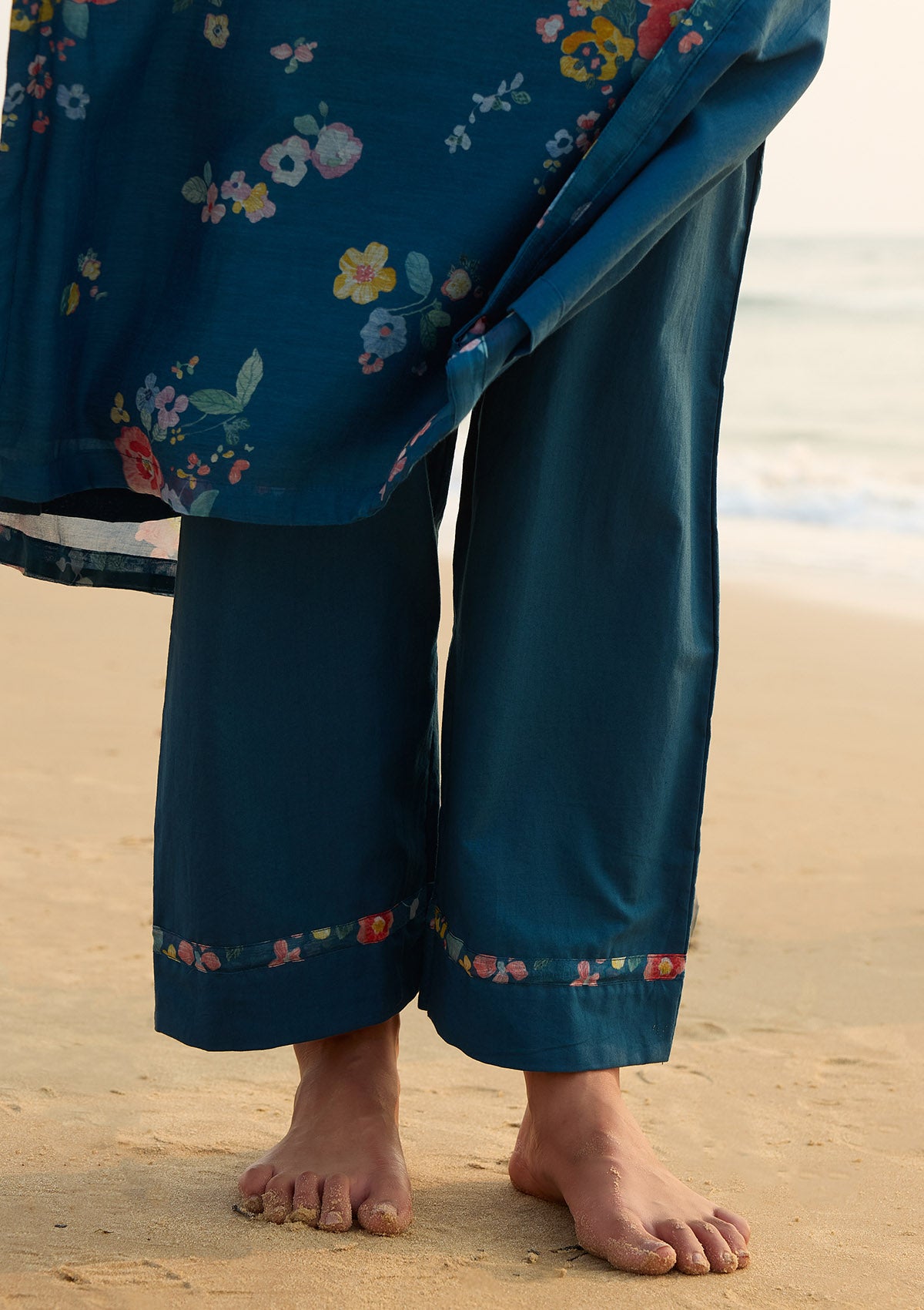 Sapphire Floral Kurta Set