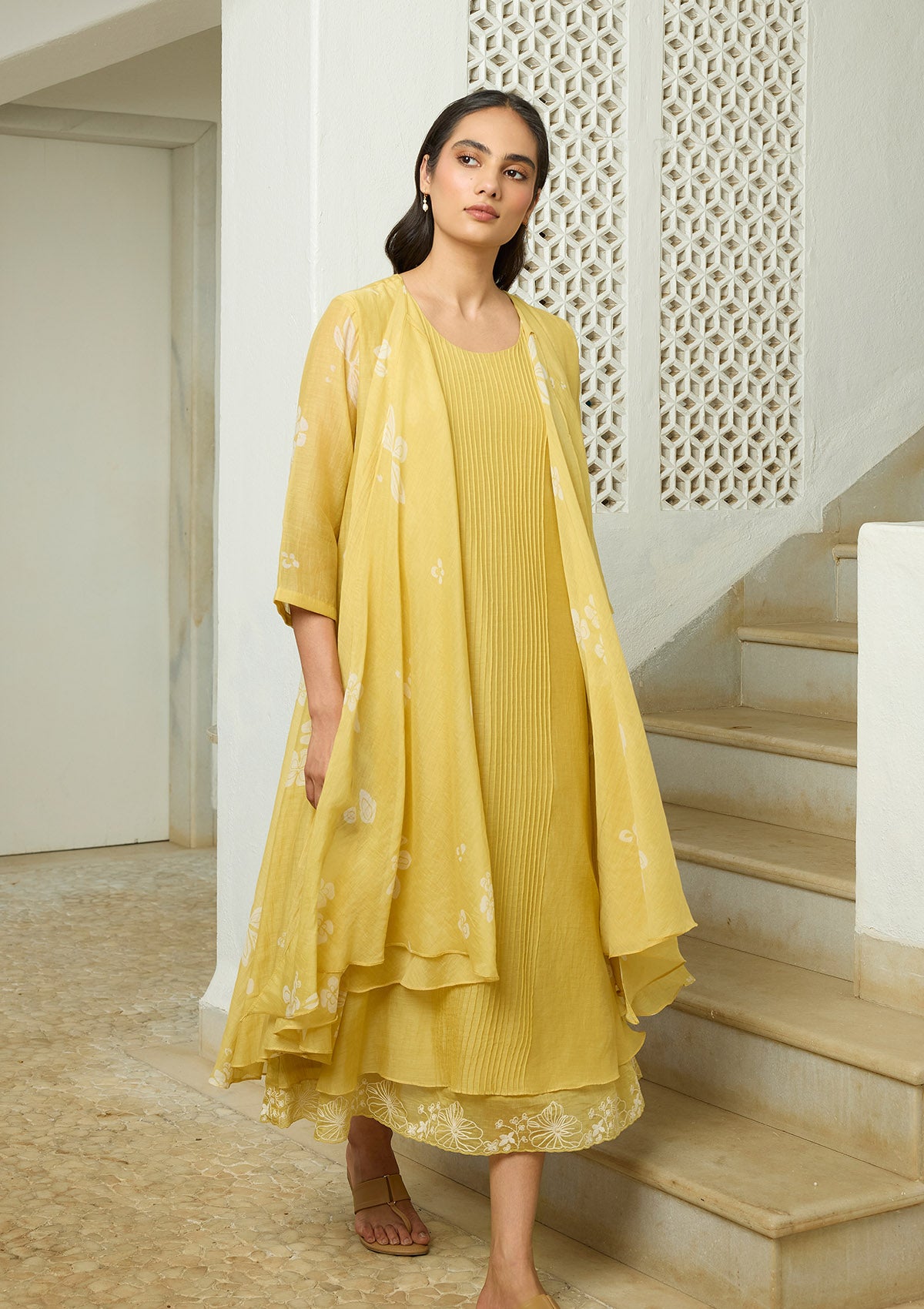 Rue Pintuck Dress