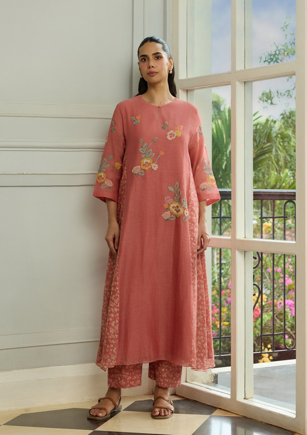 Blush Applique Co-ord Set