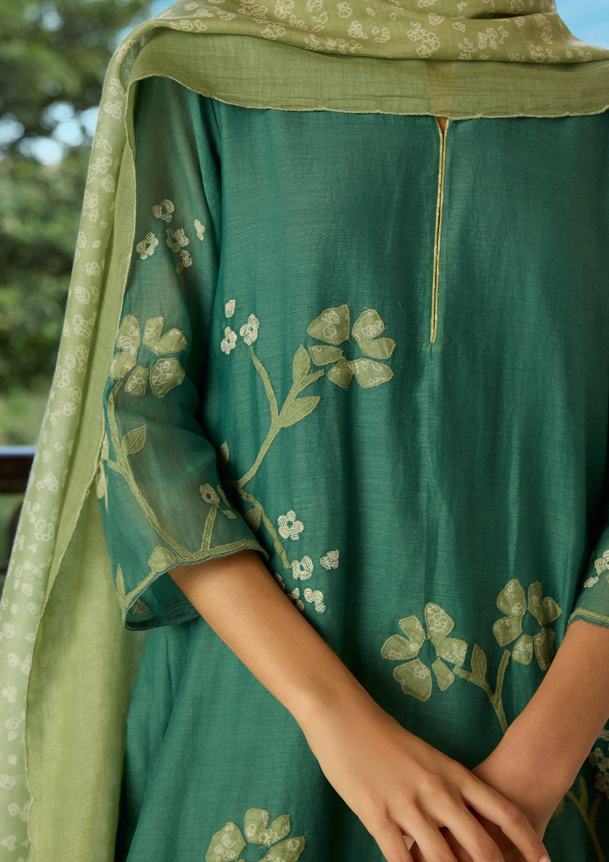 Jade Applique Kurta Set
