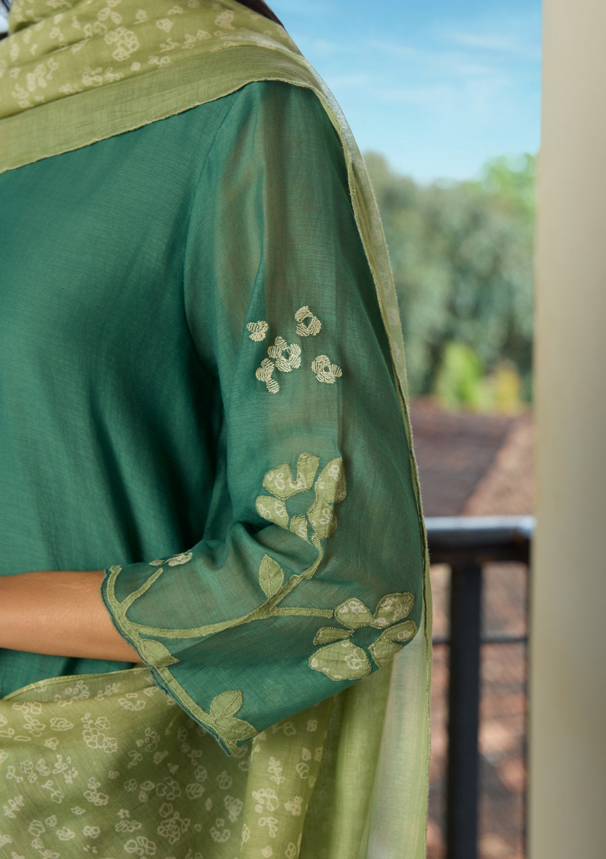 Jade Applique Kurta Set