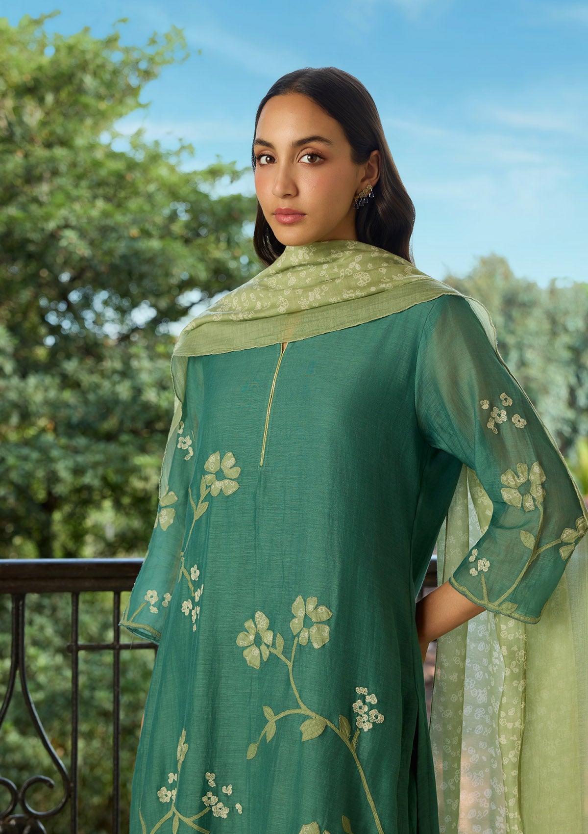 Jade Applique Kurta Set