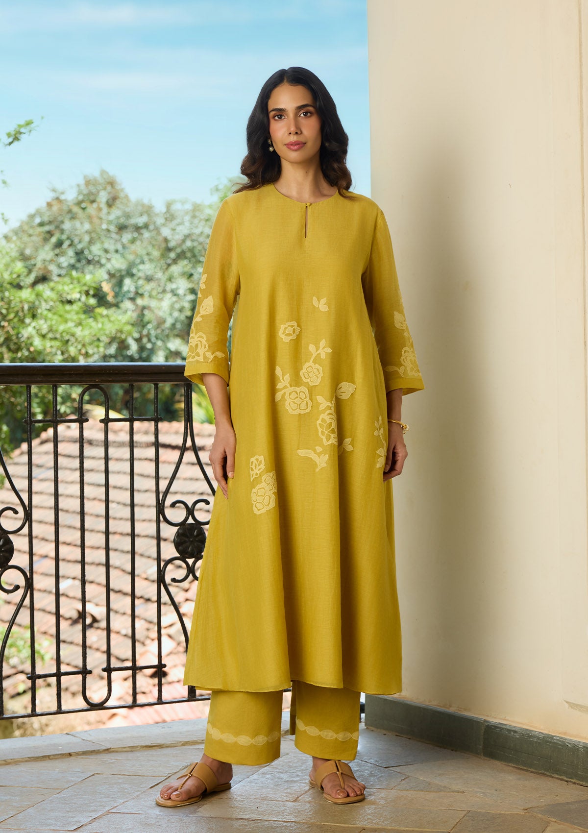 Marigold Applique Co-ord Set