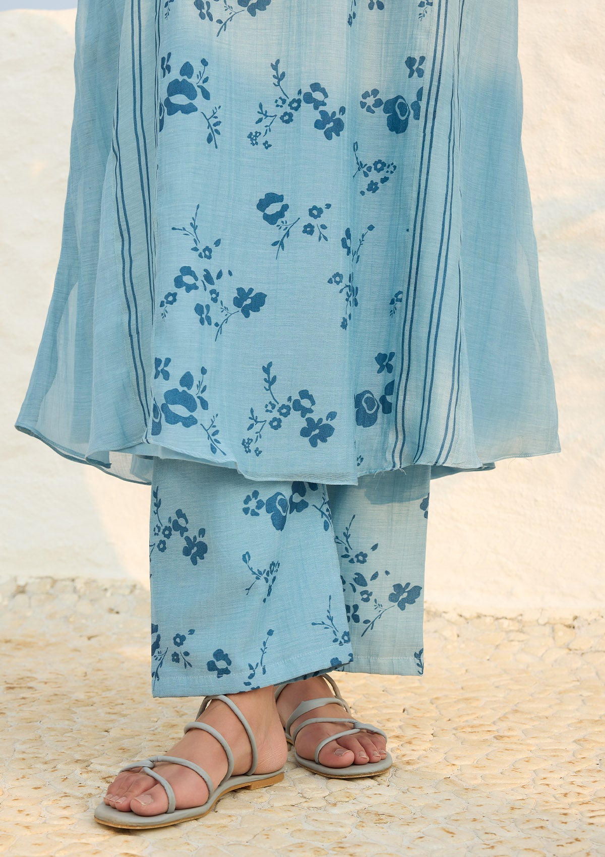 Sky Floral Co-ord Set