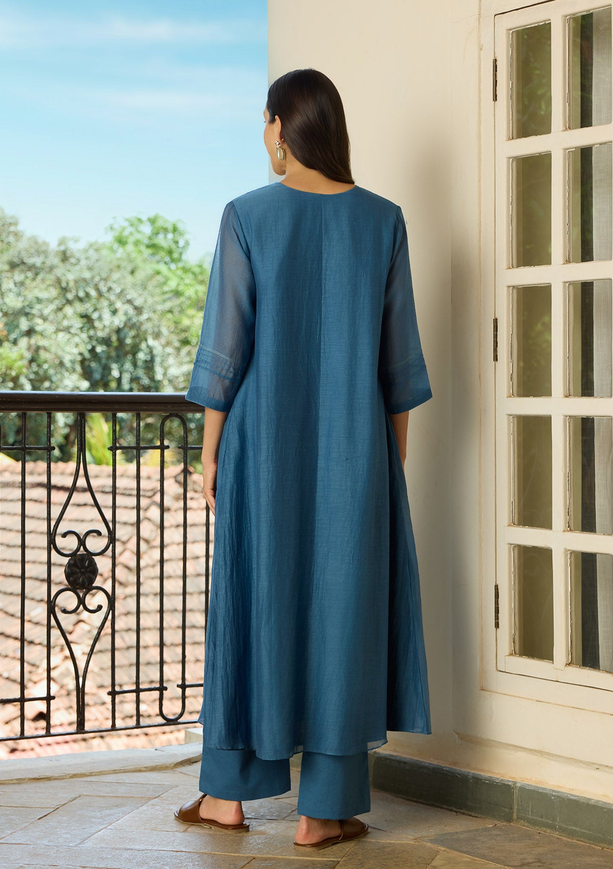 Indigo Applique Co-ord Set