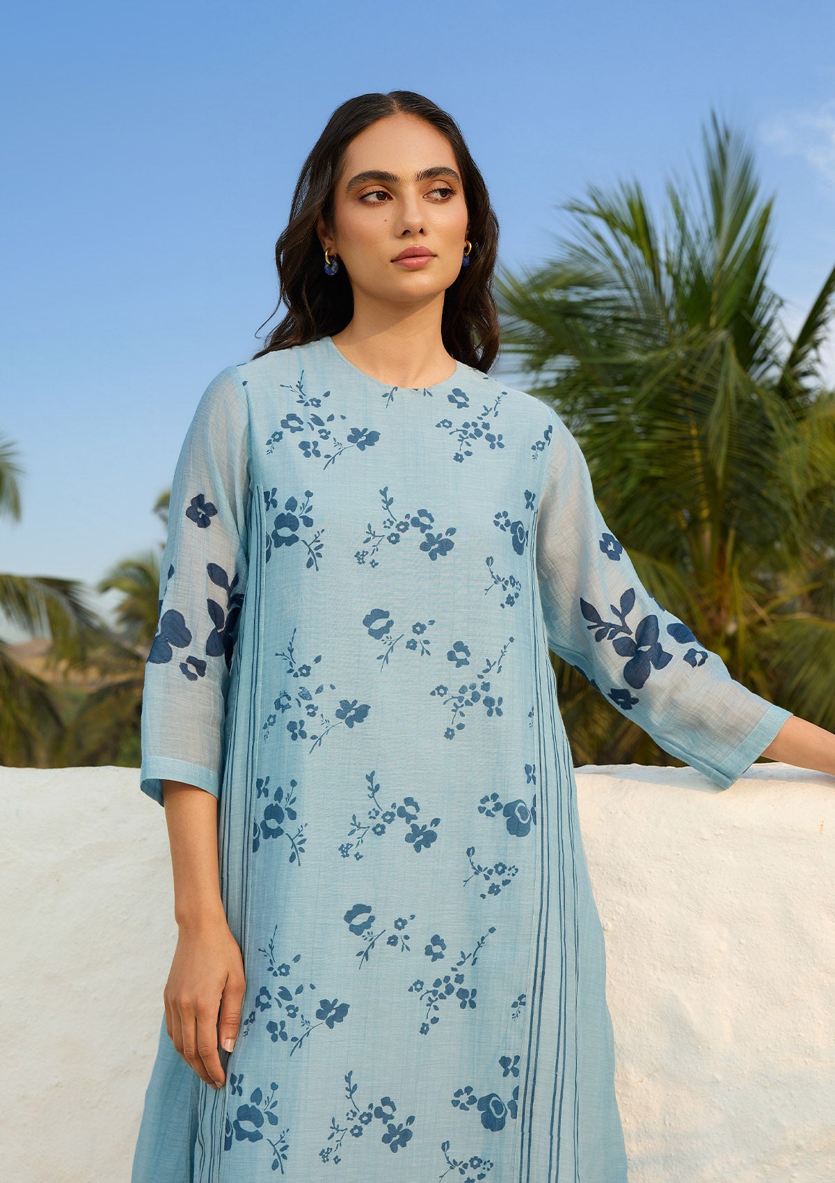 Sky Floral Co-ord Set