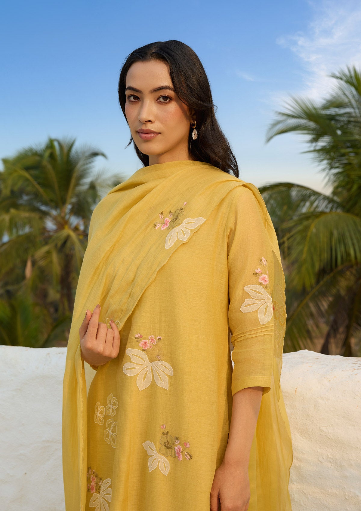 Rue Embroidered Kurta Set