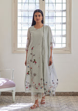 Iris Embroidered Kurta Set