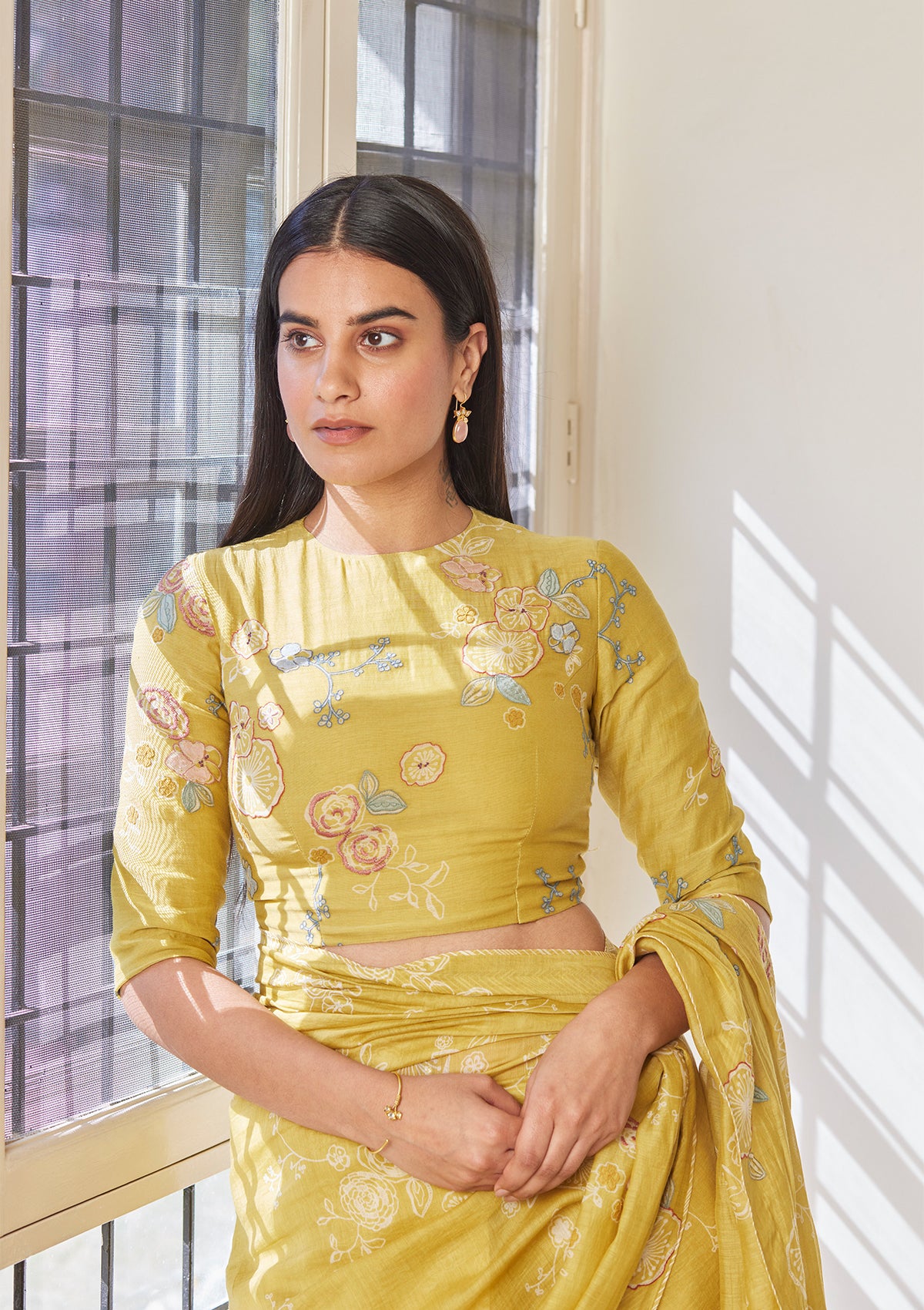 Rue Applique Saree