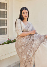 Sand Printed Saree
