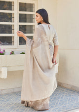 Sand Printed Saree