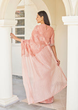 Hibiscus Printed Saree