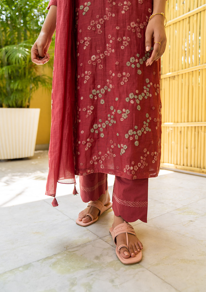 Dahlia Embroidered Kurta Set